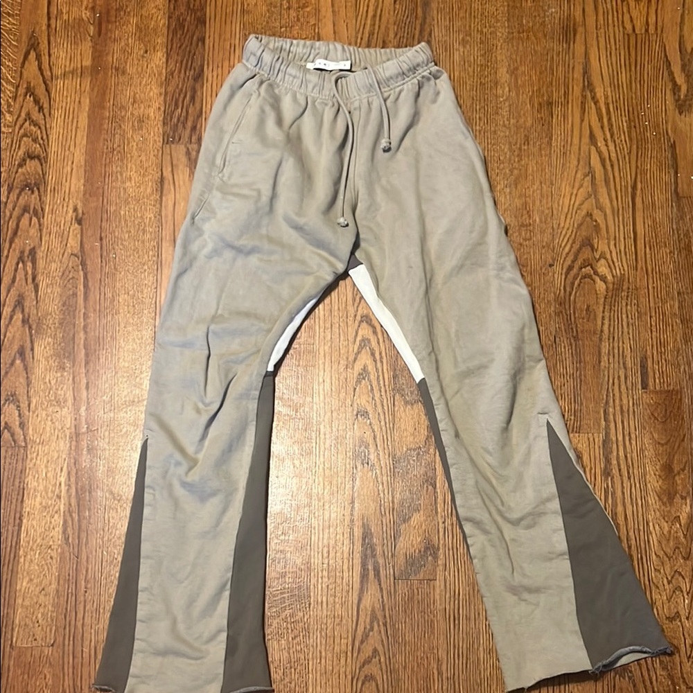CONTRAST BOOTCUT SWEATS MNML